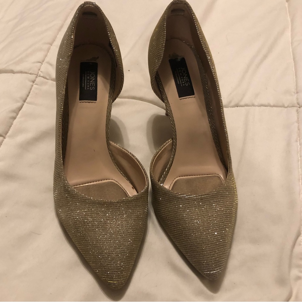 Gold Sparkle Heels